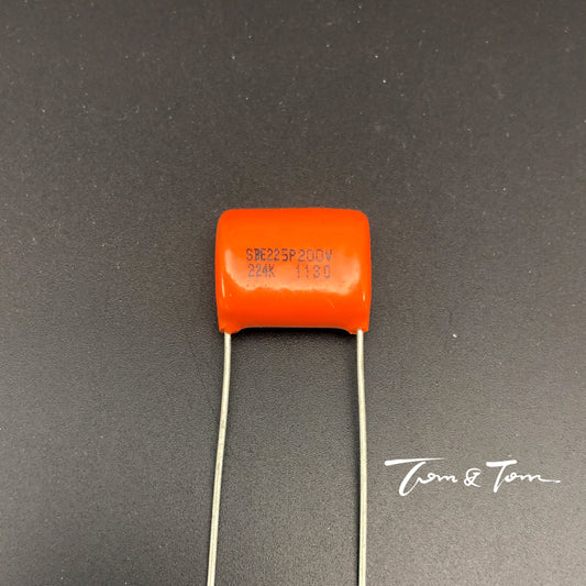 Sprague SBE 225P 0.22uF 224k Orange Drop Capacitor