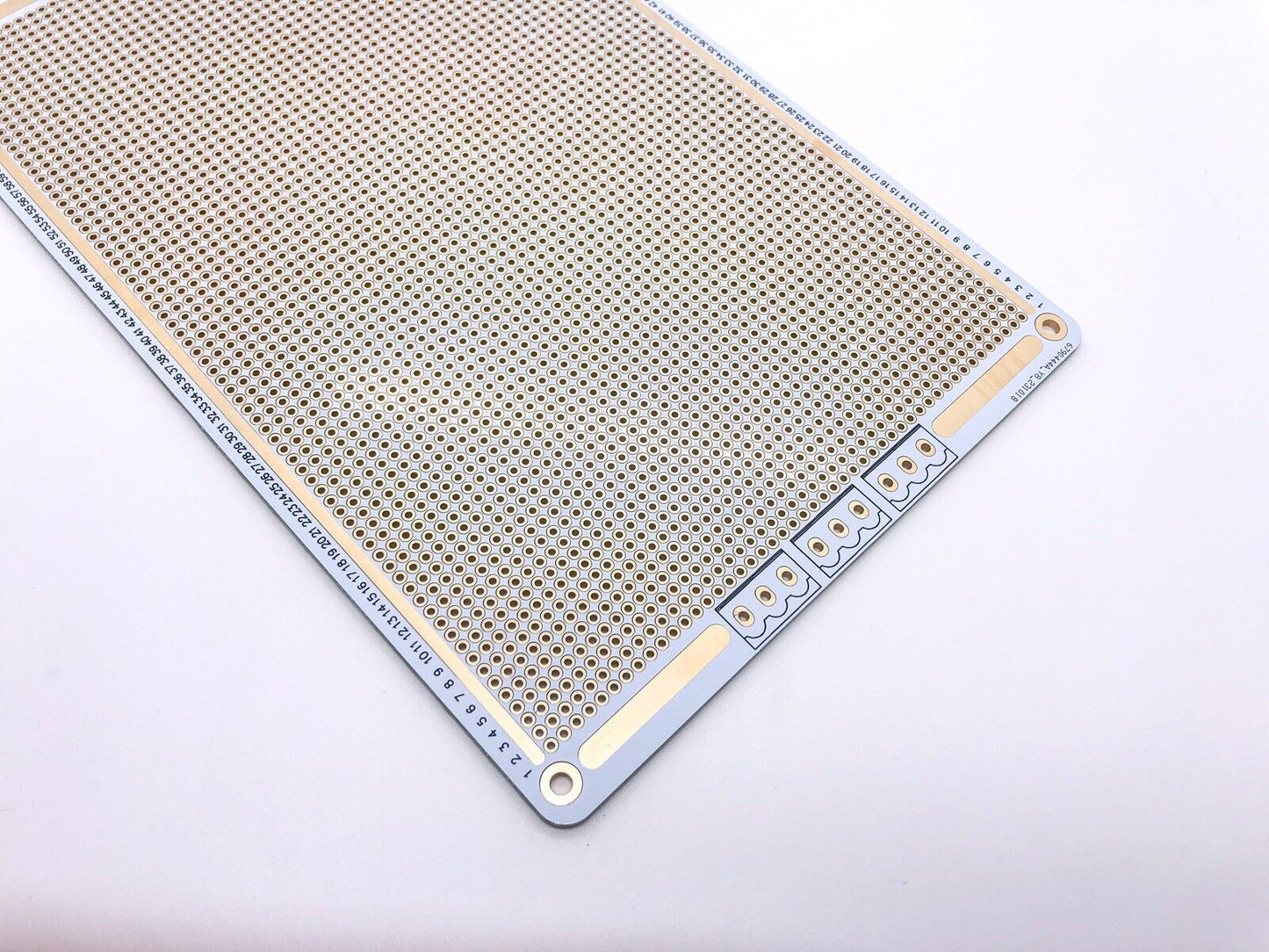 White Gold 2.0 Premium Double Sided PCB Proto Prototype Perf Board 130 X202mm