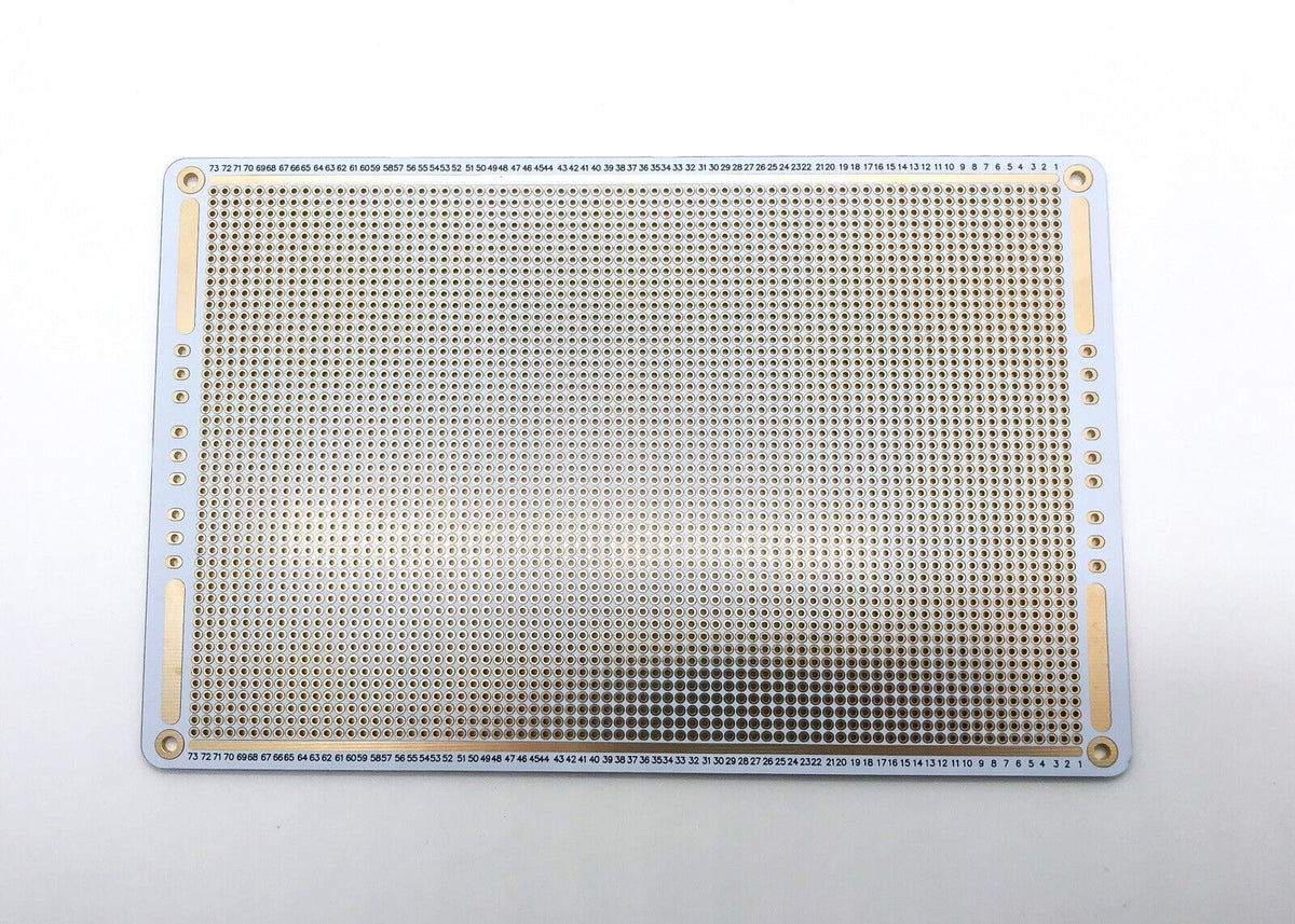 Premium 1 x 6 Protoboard PCB, ENIG Prototyping PCB, ST PROTO 1 6 Premium 1 x 6 Protoboard PCB, ENIG Prototyping PCB, ST PROTO 1 6